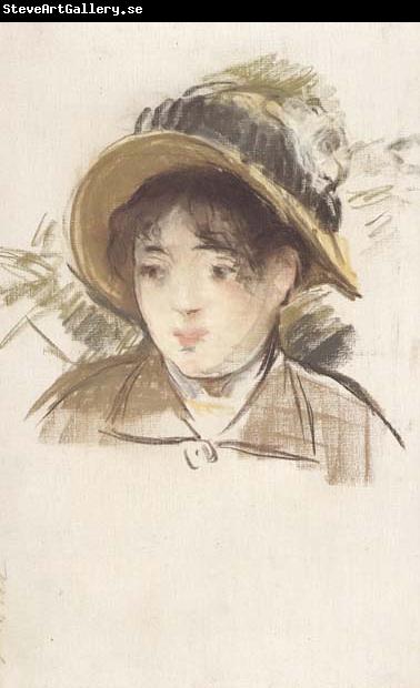 Edouard Manet Jeune fille en chapeau d'ete (mk40)